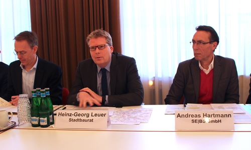 Stadtbaurat Heinz-Georg Leuer stellte das Tiefbauprogramm der Stadt Braunschweig vor. Fotos: Marian Hackert