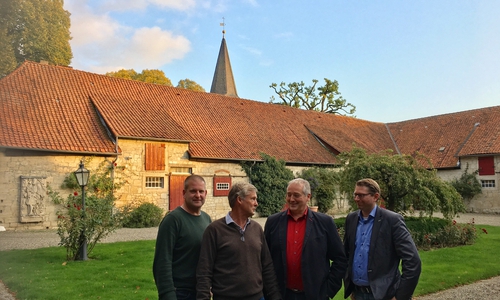  v. l. n. r. Christian Sell, Alexander v. Veltheim, Frank Oesterhelweg und Marco Kelb.

Foto: privat