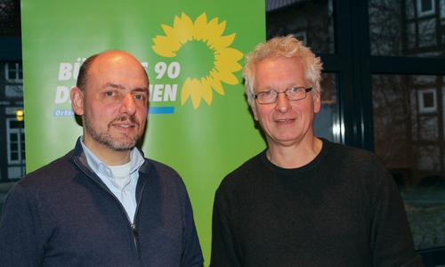 Reinhardt Gerndt und Holger Barkhau von den Grünen. Foto: Privat