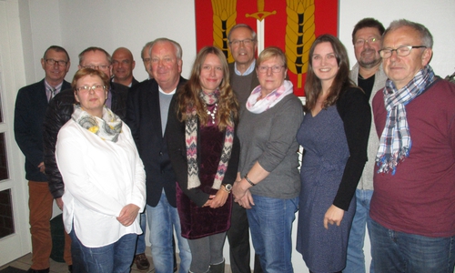 Bernhard Löhr (CDU), Beate Maiberg (Samtgemeinde), Thorsten Giese (CDU), Klaus Eysoldt (CDU), Thomas Dersintzke (CDU), Gerhard Wiche (CDU), Jacqueline Gödecke (CDU), Wilfried Bennecke (CDU), Doris Grau (SPD), Kirsten Will (SPD), Dieter Fricke (SPD), Wolfgang Fischer (SPD). Foto: Privat 