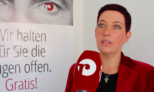 Sarah Grabenhorst-Quidde im regionalHeute.de-Studio. Video/Foto: Nick Wenkel