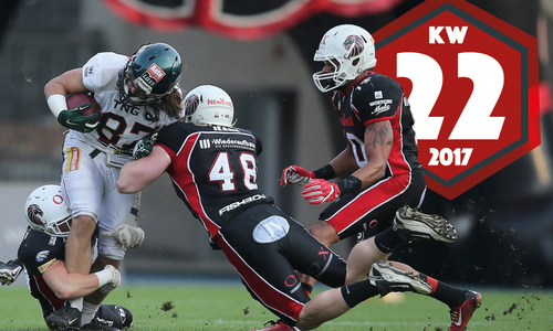 American Football das Highlight des Wochenendes. Foto: Agentur Hübner