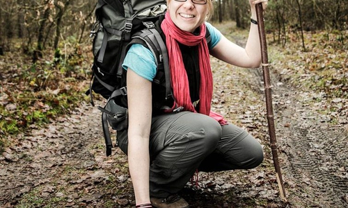 Mandy Host unterwegs. Foto: Künstlerin