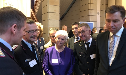 Die Feuerwehr erhielt den Förderpreis „Helfende Hände" in Berlin. Foto: Feuerwehr Goslar