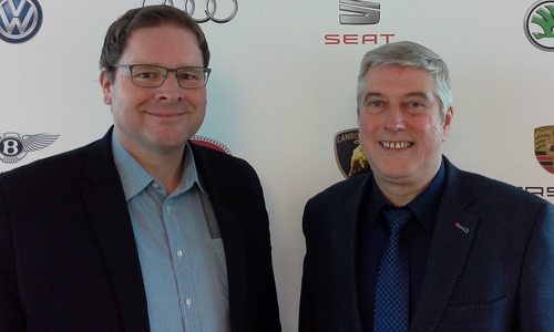 Marcus Bosse (li.) im Gespräch mit Klaus Schneck. Foto: privat