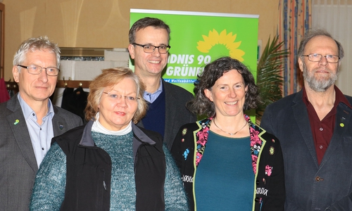 Auf dem Foto sind zu sehen: Holger Barkhau, Angela Bösselmann, Volker Bajus, Ghalina El Boustami, Ehrhard Dette (von links nach rechts). Foto: Privat