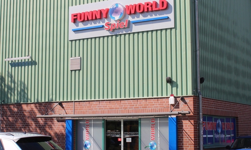 Das "Funny World" wurde ausgeraubt. Es war aber offenbar nicht der gleiche Täter, wie vor ungefähr drei Wochen. Foto: Janosch Lübke