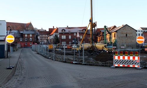 Der Abschnitt der Straße Beek zwischen Wallplatz und Edelhöfen soll für den Durchgangsverkehr voll gesperrt werden. Foto: Stadt Helmstedt

 