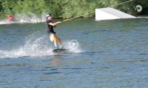 Oliver Ullrich fährt im August zur Wakeboard-EM. Foto/Video: Jens Bartels