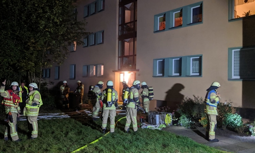 In der Heinrich-Kremp-Straße war das erste Feuer ausgebrochen. Foto: Feuerwehr Helmstedt