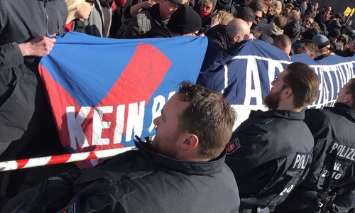 Am dem morgigen Samstag gibt es neben der Demo der NPD auch eine Kundgebung des Bündnisses „Salzgitter pass auf". Symbolfoto: Archiv