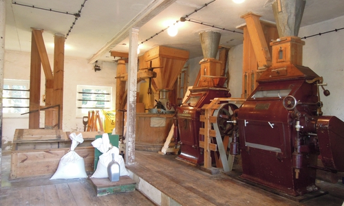 Ein Blick in die alte Mühle. Foto: Motormühle Blumenhagen