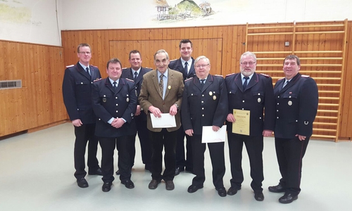 Vertreter der Feuerwehr Evessen. Foto: Privat