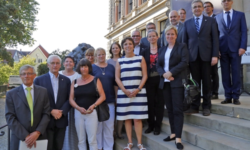 Margot Käßmann kam zum WWW Jubiläum, Foto: Stadt Wolfenbüttel/Raedlein