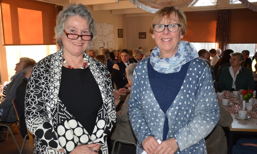 Neujahrsempfang Groß Lafferde. Pastorin Ursula Kopitzki-Schröder und Ute Blume berichteten aus 2018. Foto: Ev.-luth. Kirchenkreis Peine
