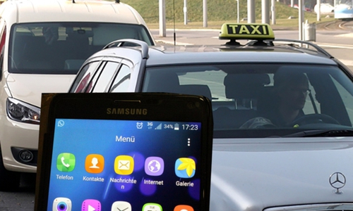 Taxibestellung per App in unserer Region kaum möglich. Foto: André Ehlers/Bernd Dukiewitz
