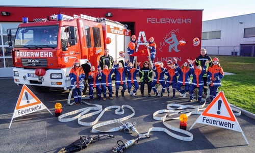 Die Jugendfeuerwehr braucht viele Stimmen, um an die 1.000 Euro zu kommen. Foto: Daniel Kunz