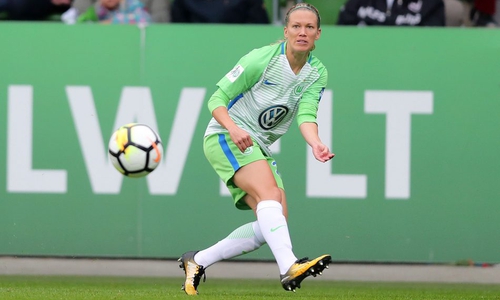 135 Länderspiele und dabei 53 Tore für die Schweiz: Lara Dickenmann. Foto: Agentur Hübner