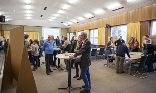 Die "Werkstatt I: Erwartungen" fand am vergangenen Donnerstag im Konferenzraum der EFZN am Stollen statt. Foto: Alec Pein