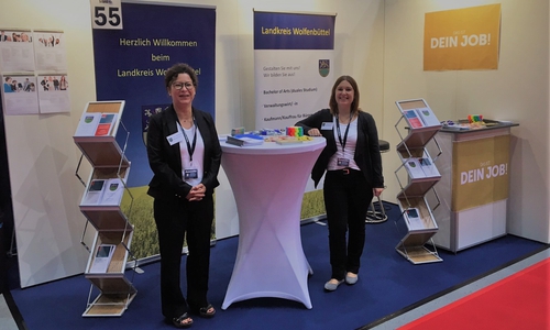 Das Team des Landkreises Wolfenbüttel informiert und berät zu Ausbildung und Studium. Foto: Landkreis Wolfenbüttel