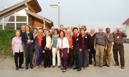Der Chor aus Frankreich auf dem Cachanring in Sickte. Foto: Privat