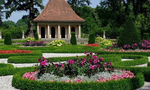 Der Barockgarten des Schlosses. Foto: Stadt Wolfsburg