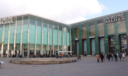 Ritterbrunnen am Schlosscarree. (Archiv)