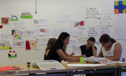 Im Kunstmuseum fand ein Workshop für Kinder und Jugendliche statt. Foto: Stadt Wolfsburg