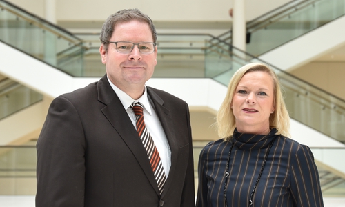 Marcus Bosse und Dunja Kreiser. Foto: SPD