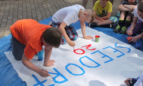 14 Tage verbrachten 23 Kinder in der Jugend- und Freizeitstätte am Schaalsee bei Ratzeburg eine abwechslungsreiche Zeit. Foto: Privat