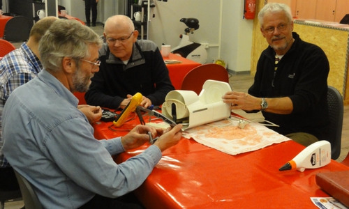 Repaircafé im C83. Foto: Privat