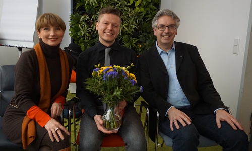 Das Präsidium (v. li.): Sabina Kaluza, Andreas Cichon  und Jens Martens. Foto: KreativRegion