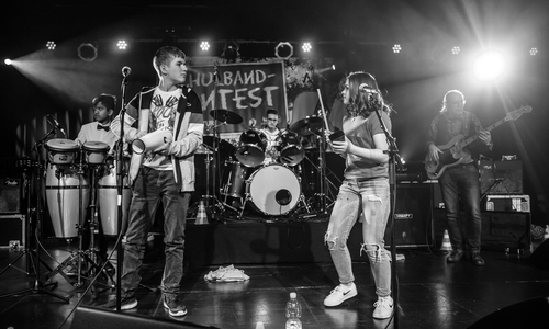 Die Schülerband des Kranich Gymnasiums hatte die Jury überzeugt. Fotos: YOUTHandCULTURE – Jugendkultur in Wolfsburg