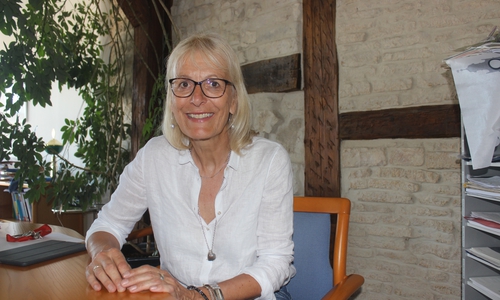 Mehr als 13 Jahre war Ulrike Schade Schulleiterin am Gymnasium im Schloss. Nun naht der Ruhestand. Foto/Video: Anke Donner 