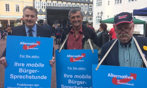 Die AfD lädt zur Bürgersprechstunde. Foto: Privat
