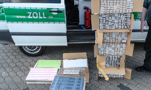  Der Zoll hat einen Volltreffer gelandet. 