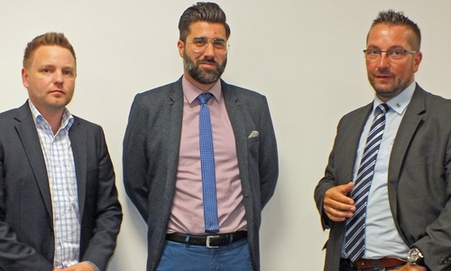 Vorstandsmitglieder der Kreisverkehrswacht Helmstedt: Dennis Heinze, Sebastian Gutt und Arnd Vinzenz Schneider. Foto: Kreisverkehrswacht Helmstedt
