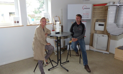 Die SPD-Landtagsabgeordnete Dunja Kreiser besuchte die Staffeldt Energietechnik GmbH in Hachum. Foto: Wolfgang Mittwollen 