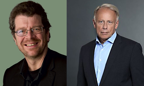 Heiko Sahtleben und Jürgen Trittin. Foto: Die Grünen; Laurence Chaperon