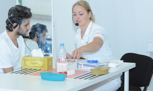 Laura Vosskötter in Abu Dhabi während des Wettbewerbs der Berufe-WM Foto: WorldSkills Germany e.V.