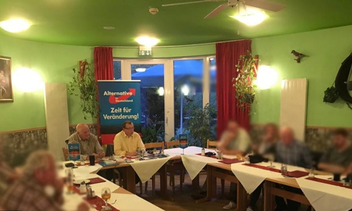 Der AfD-Kreisverband Gifhorn konnte beim Bürgerforum viele neue Gäste begrüßen. Foto: AfD