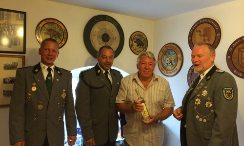 Julius Rühmann, Thomas Schrader, Gewinner Dieter Voß und Holger Loest