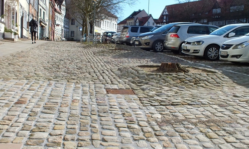 Die Veränderungen im Parkraum werden 2018 vom Arbeitskreis genauer ins Visier genommen. Im Foto der Holzberg der sich gerade in einer Umbauphase befindet. Foto: Kreisverkehrswacht Helmstedt