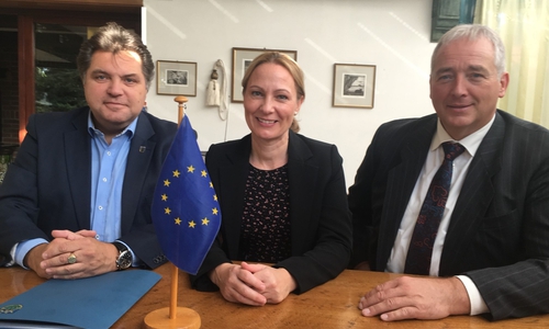 Uwe Schäfer, Martina Sharman und Frank Oesterhelweg. Foto: CDU-Kreisverband Wolfenbüttel