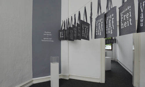Matthias Langers Projekt „Der Wegbegleiter“ war ein großer Erfolg. Foto: Kunstverein Wolfenbüttel