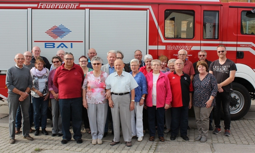 Die Partnerschaft der Feuerwehren in Hötensleben und Hoiersdorf besteht seit 30 Jahren. Fotos: Feuerwehr