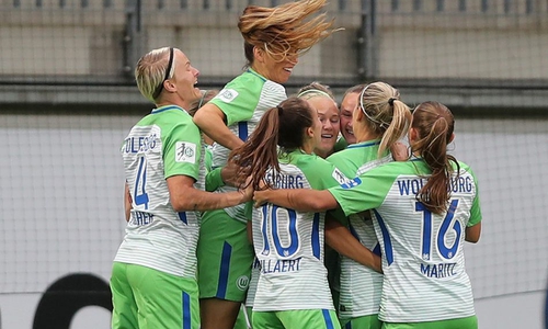 Gegen Madrid setzten sich die VfL-Frauen ganz klar durch. Foto: Agentur Hübner/Archiv

