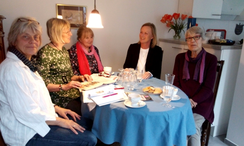 Dunja Kreiser zu Gast beim Verein Jahreszeiten e.V. in Wolfenbüttel. Foto: Verein Jahreszeiten e.V. 