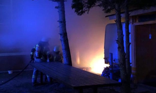 Die Feuerwehr war schnell vor Ort. Foto: Wermuth, Gemeindebrandmeister Grasleben