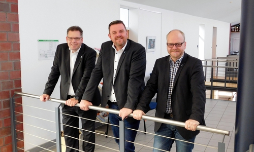 Sven Müller, Andreas Busch und Tobias Breske. Foto: Gemeinde Lehre